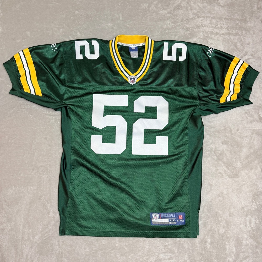 VTG Reebok Clay Matthews Green Bay Packers Jersey Mens 46 NFL On Field Authentic